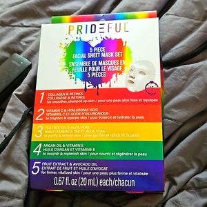 PRIDEFUL 10 Facial Sheet Masks 2 packages.
